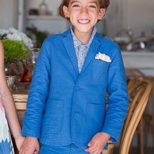 Tea Collection Blue Destination Blazer